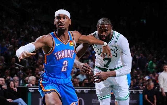 NBA季后赛冠军争夺战：雷霆马刺掘金凯尔特人骑