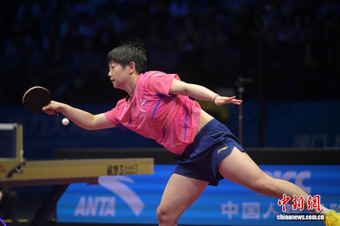 粤港澳全运会乒乓女团决赛：山东队在陈梦带领